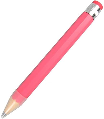 Amazon | BUSHIBU 大型鉛筆 ジャイアント鉛筆 35cm ピンク 木製 特大